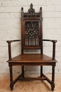 Gothic style in Oak, France 19th century