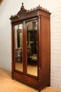 Gothic bedroom in Walnut, France 19th century