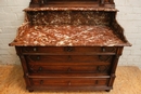 Gothic bedroom in Walnut, France 19th century