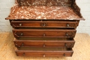 Gothic bedroom in Walnut, France 19th century