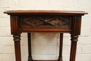 Gothic bedroom in Walnut, France 19th century