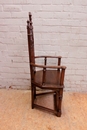 Gothic style Arm chair in Walnut, France 19th century