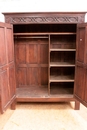 Gothic style Armoire in Oak, France 19th century