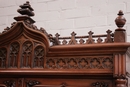 Gothic style Armoire in Walnut, France 19th century