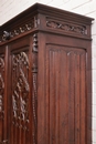 Gothic style Armoire in Walnut, France 19th century