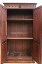 Gothic style Armoire in Walnut, France 19th century