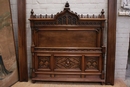 Gothic style Bed in Walnut, France 19th century