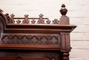 Gothic style Bedroom in Walnut, France 19th century