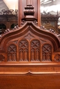 Gothic style Bedroom in Walnut, France 19th century