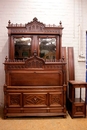 Gothic style Bedroom in Walnut, France 19th century