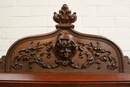 Gothic style Bookcase in Walnut, France 19th century