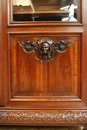 Gothic style Bookcase in Walnut, France 19th century