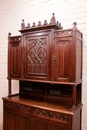 Gothic style Cabinet in Oak, France 19th century