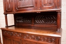 Gothic style Cabinet in Oak, France 19th century