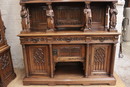 Gothic style Cabinet in Walnut, France 19th century