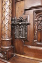 Gothic style Cabinet in Walnut, France 19th century