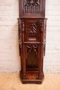 Gothic style Cabinet in Oak, France 19th century