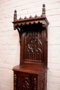 Gothic style Cabinet in Oak, France 19th century