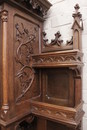 Gothic style Cabinet in Oak, France 19th century