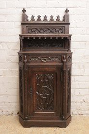 Gothic Cabinet in oak