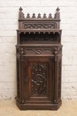 Gothic style Cabinet in Oak, France 19th century