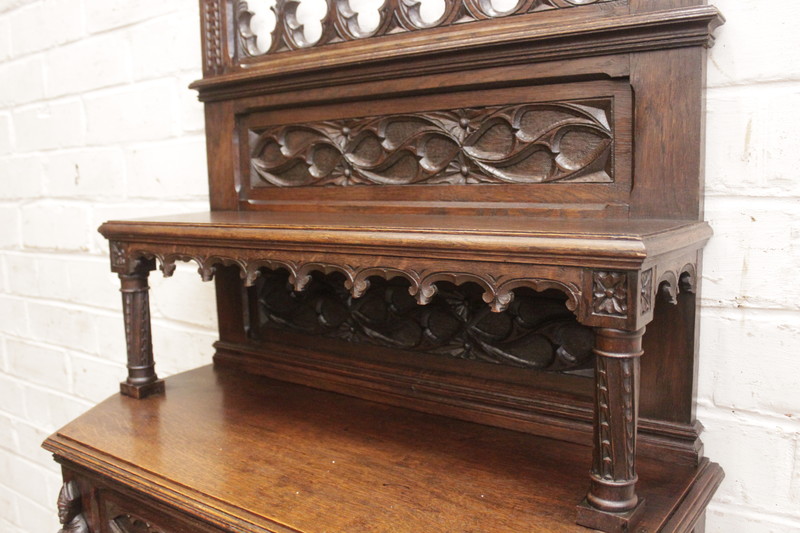 Gothic Cabinet in oak