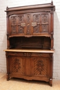 Gothic style Cabinet in Walnut, France 19th century