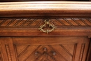 Gothic style Cabinet in Walnut, France 19th century
