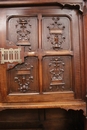 Gothic style Cabinet in Walnut, France 19th century