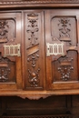 Gothic style Cabinet in Walnut, France 19th century