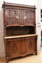 Gothic style Cabinet in Walnut, France 19th century