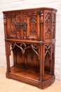 Gothic style Cabinet in Walnut, France 19th century
