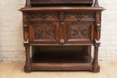 Gothic style Cabinet in Walnut, France 19th century