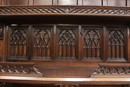 Gothic style Cabinet in Walnut, France 19th century