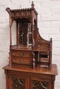 Gothic style Cabinet in Walnut, France 19th century