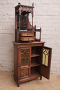 Gothic style Cabinet in Walnut, France 19th century