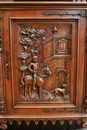 Gothic style Cabinet in Walnut, France 19th century