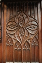 Gothic style Cabinet in Walnut, France 19th century