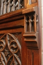 Gothic style Cabinet in Walnut, France 19th century