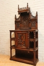 Gothic style Cabinet in Walnut, France 19th century