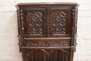 Gothic style Cabinet in Walnut, France 19th century