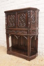 Gothic style Cabinet in Walnut, France 19th century