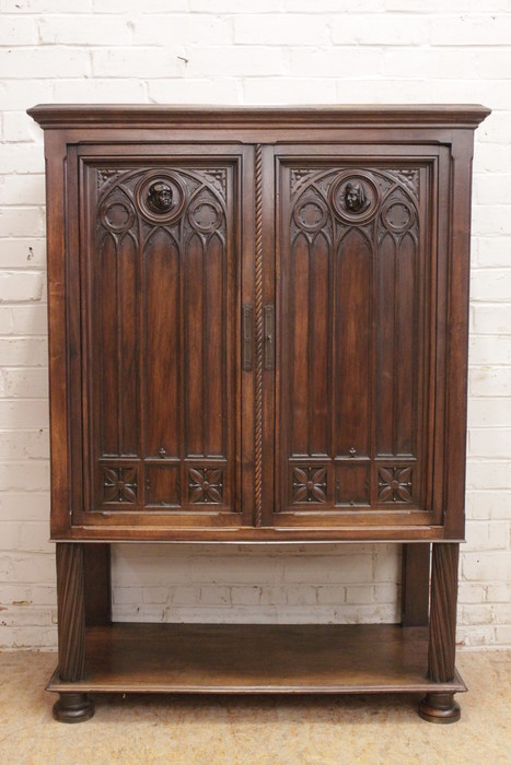 Gothic Cabinet in walnut