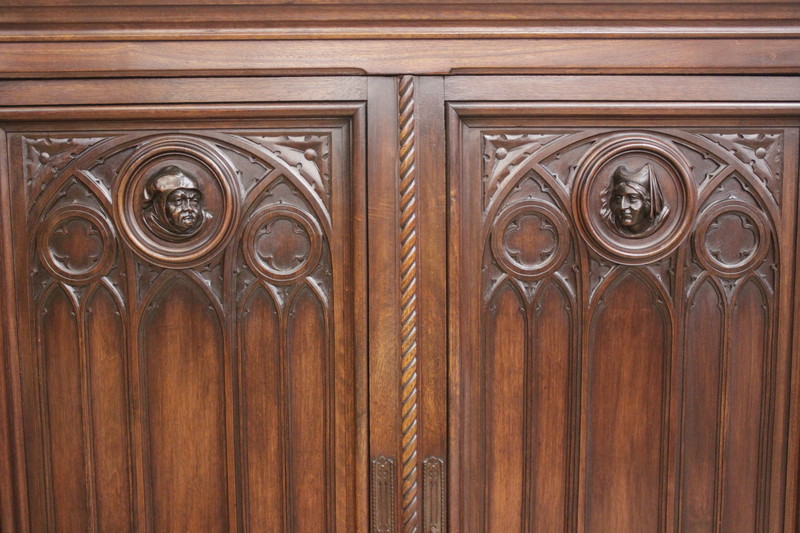 Gothic Cabinet in walnut