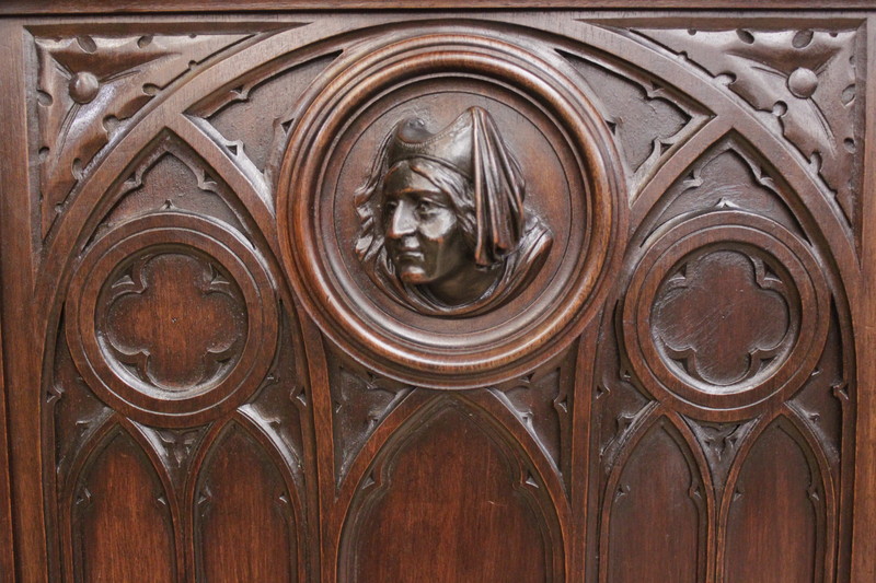 Gothic Cabinet in walnut