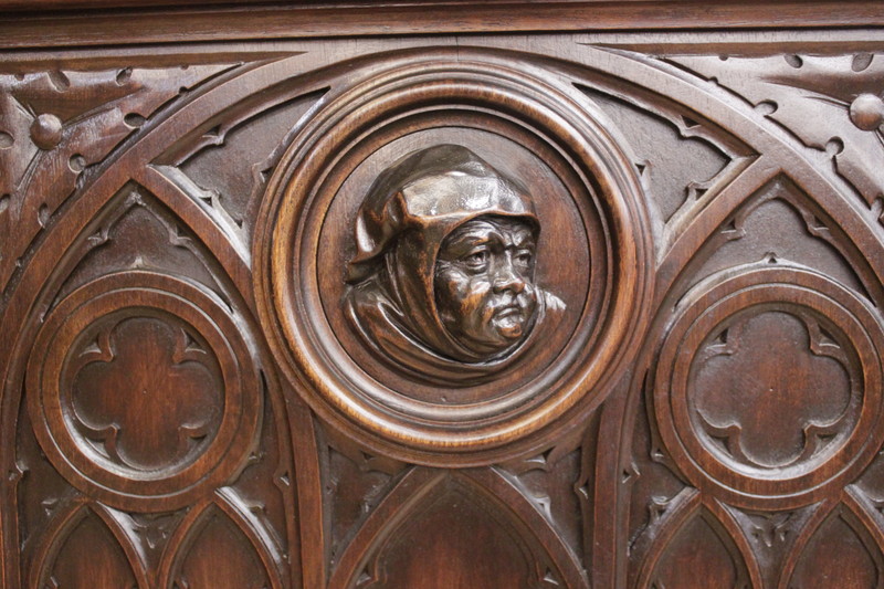 Gothic Cabinet in walnut