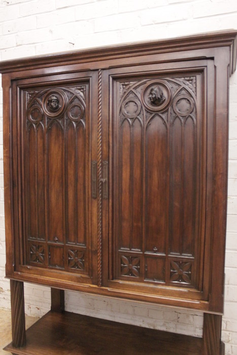 Gothic Cabinet in walnut