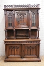 Gothic style Cabinet in Walnut, France 19th century