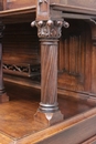 Gothic style Cabinet in Walnut, France 19th century