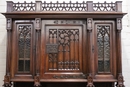 Gothic style Cabinet in Walnut, France 19th century